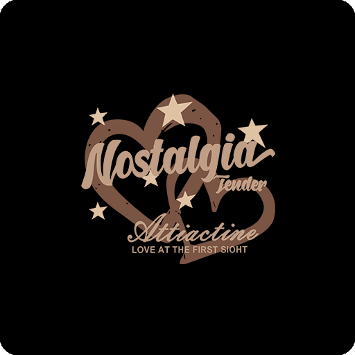 卡通爱心形状图案卡通英文字母五角星图案