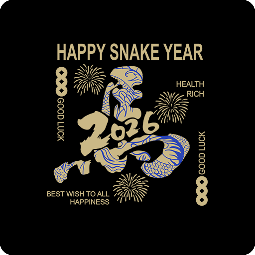 卡通英文字母2026马年印花素材