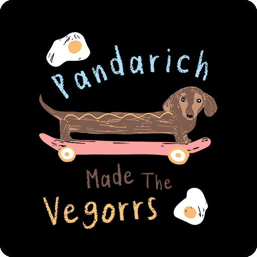 卡通狗滑板狗印花素材鸡蛋图案