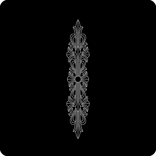 欧式花纹十字架图案