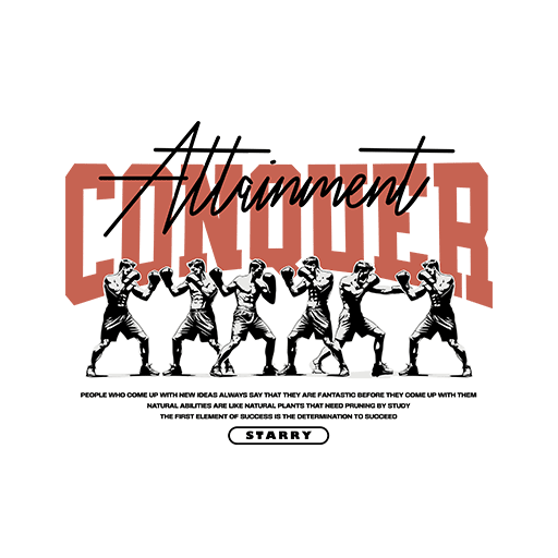 手写英文字母图案拳击人物图案变形英文字母