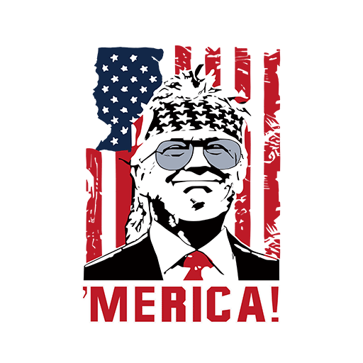 人物头像图案特朗普头像merica