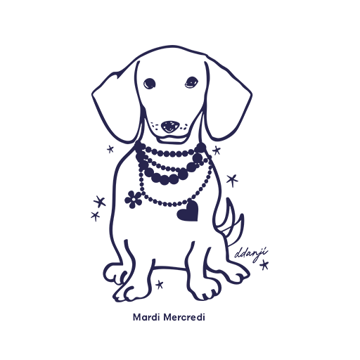 卡通狗头像手绘狗简笔线条狗印花素材