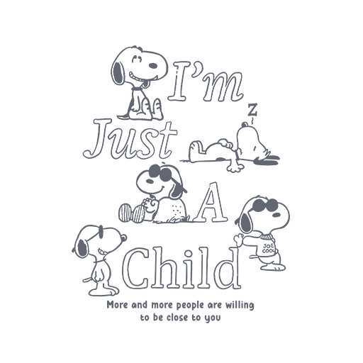 史努比动画片图案卡通狗儿童印花图案