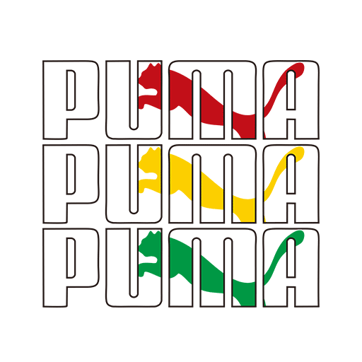 puma印花素材卡通豹子彪马图案