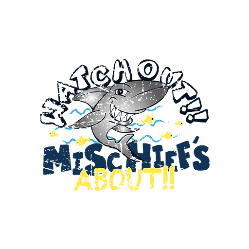 卡通英文字母图案卡通鲨鱼图案破碎英文字母