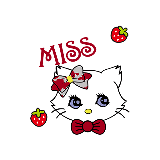 卡通猫咪头像手绘猫咪印花素材猫头