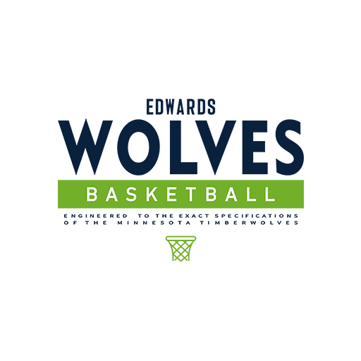 篮球印花素材卡通英文字母WOLVES印花图案