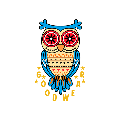 卡通猫头鹰图案简笔猫头鹰