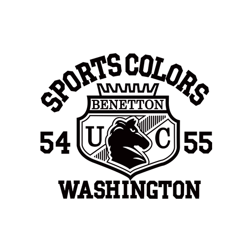 卡通马图案手绘马印花素材徽章印花素材