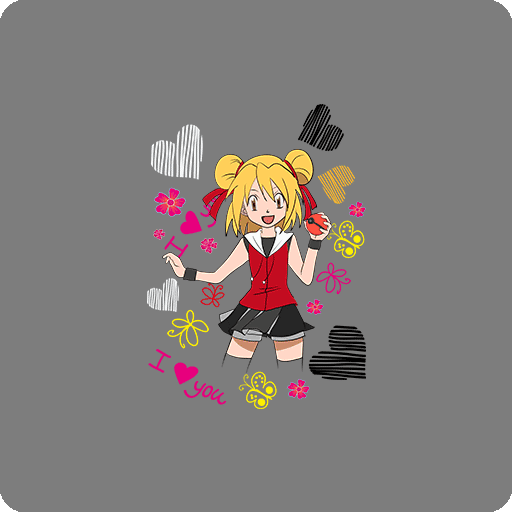 手绘卡通女孩简笔女孩头像