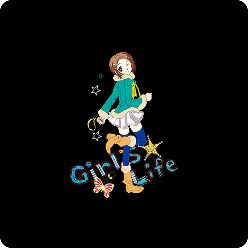 卡通女孩头像手绘女孩头像手写英文字母