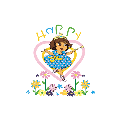 朵拉人物头像卡通女孩