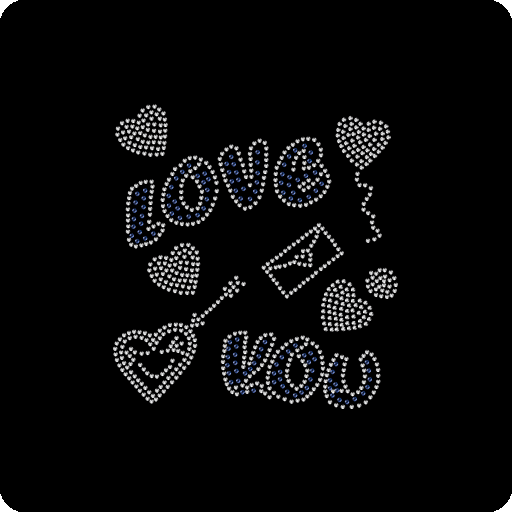 烫钻卡通图案烫钻英文字母烫钻爱心