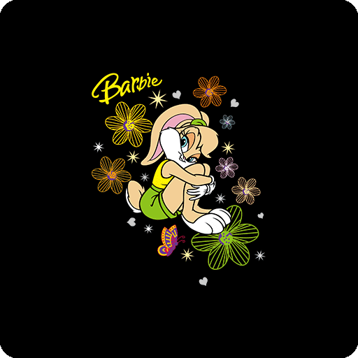 卡通动物图案卡通兔子图案手绘兔子