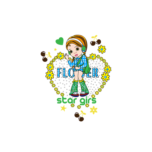 卡通女孩头像手绘人物头像