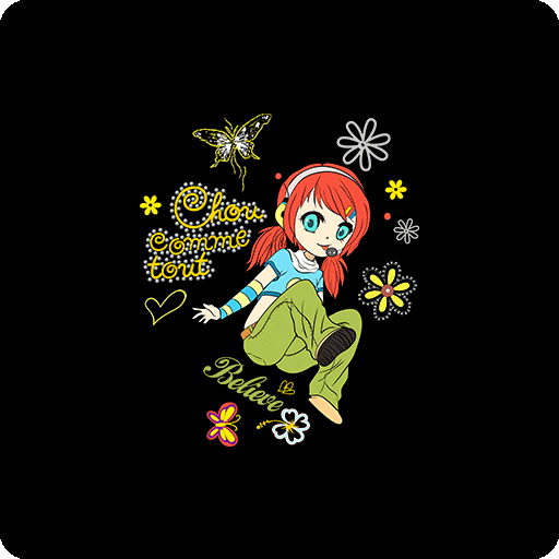 卡通人物头像手绘人物头像卡通女孩头像