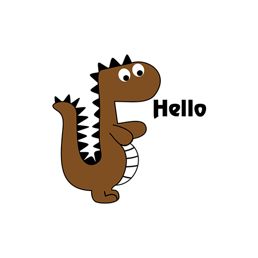 卡通恐龙图案手绘恐龙简笔卡通动物