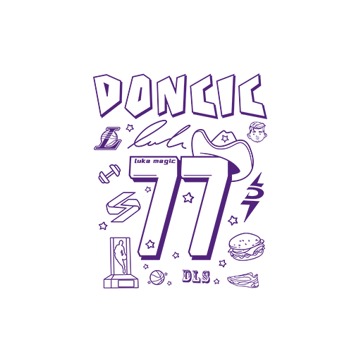 卡通数字字母图案篮球印花素材