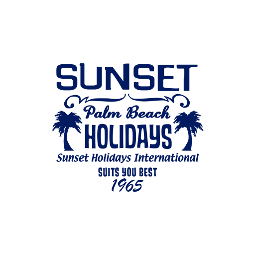 卡通英文字母图案椰子树图案