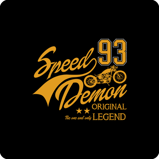 卡通英文字母图案摩托车图案