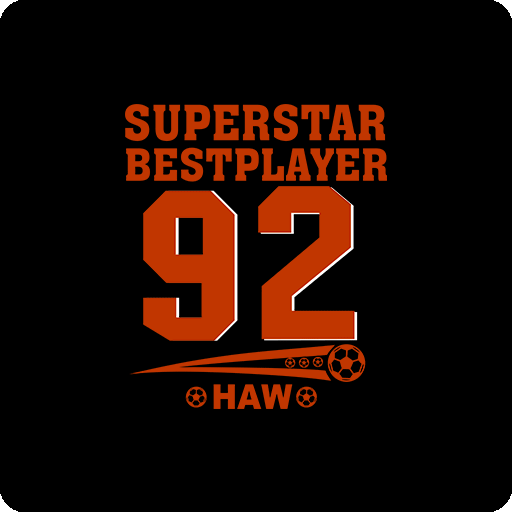 卡通英文字母图案足球号码图案