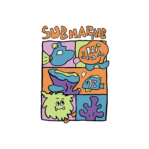 卡通图案四方格图案卡通英文字母