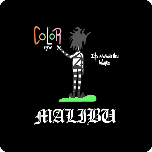 卡通人物图案手绘卡通男孩背影图案