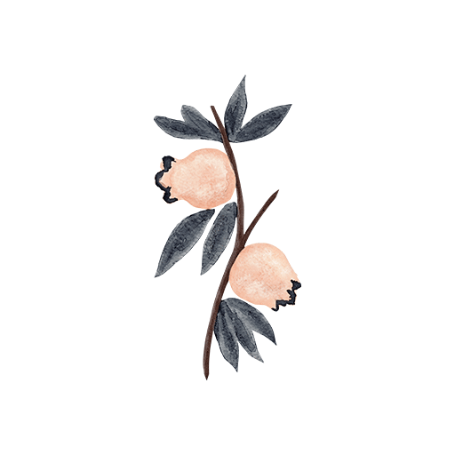 手绘植物图案卡通水果印花素材水彩印花图案