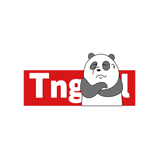 卡通熊猫头像手绘熊猫