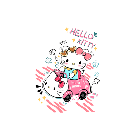 卡通动画片图案hello kitty图案