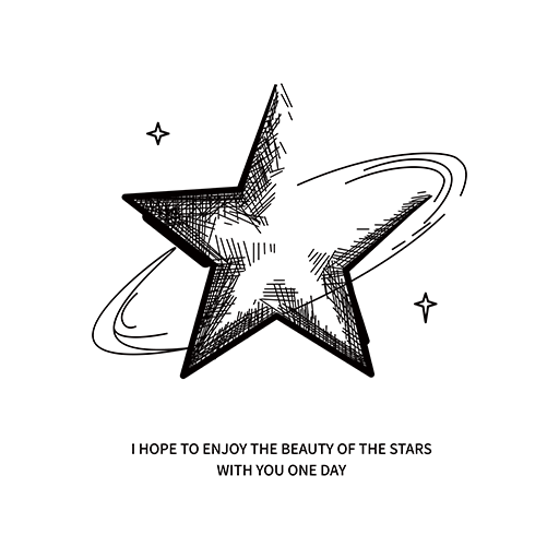 卡通五角星手绘五角星涂鸦五角星印花素材