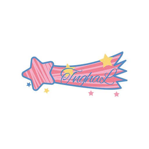 卡通五角星流星图案