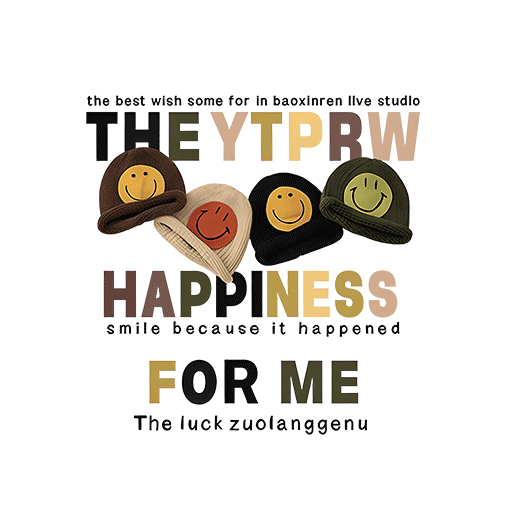 卡通帽子图案手绘帽子