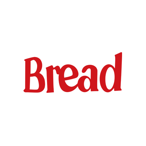 卡通英文字母BREAD印花素材