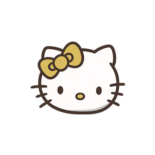 hello kitty印花素材动画片图案