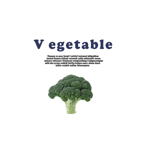 卡通花菜图案手绘花菜印花素材卡通英文字母蔬菜