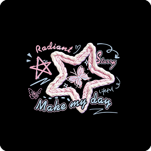 卡通五角星图案手绘五角星