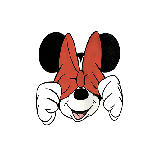 卡通米老鼠图案手绘米老鼠米妮