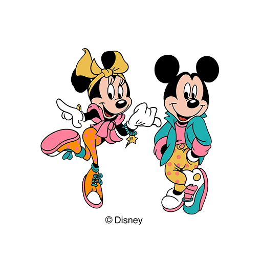 卡通米老鼠图案米奇米妮印花素材