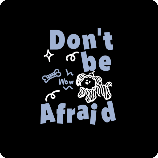 哈特英文字母图案手绘卡通狗图案