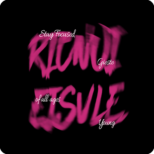 卡通英文字母图案渐变英文字母