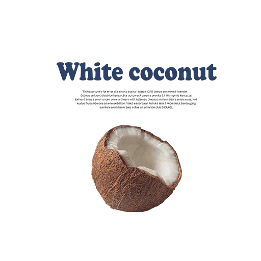 卡通椰子水果图案椰子水果图案