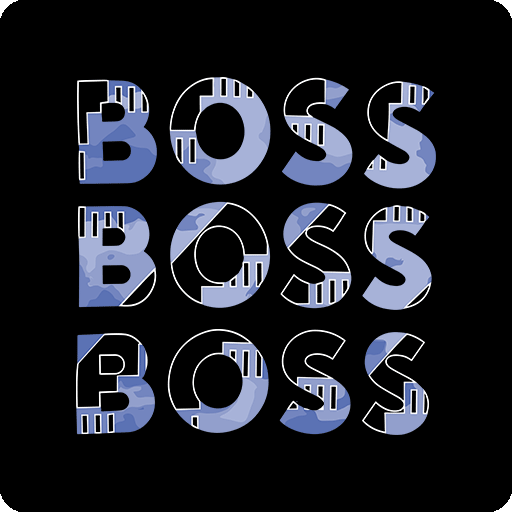 BOSS英文字母图案卡通英文字母品牌英文字母
