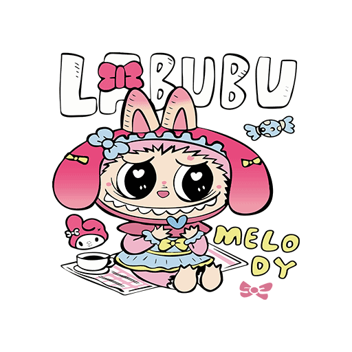 LABUBU卡通图案拉布布卡通图案动画片图案