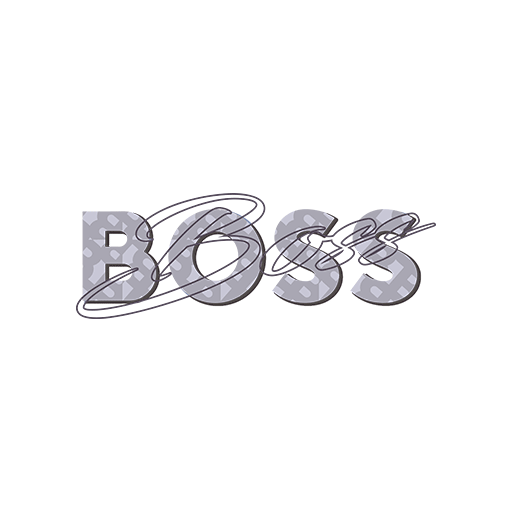 BOSS英文字母图案手写英文字母
